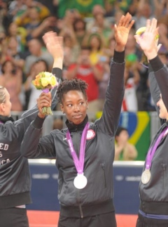 Megan Hodge gets Silver Medal at 2012 Summer Olympics